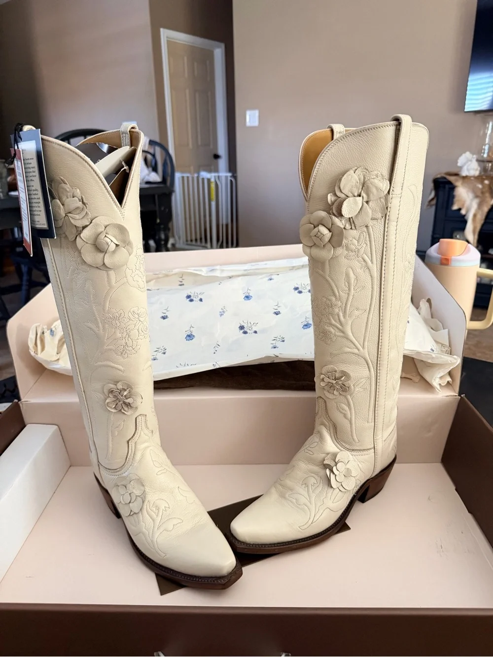 BRAND NEW Lucchese x Lela Rose Priscilla Boots